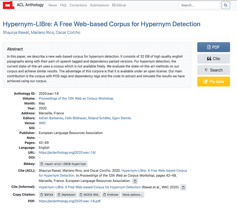 Extracting Hypernym-Hyponym Relationships from Text